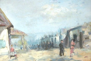 Hermann Knecht &ndash; Altes Hafengebäude von Stein am Rhein